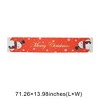 Unique Bargains Christmas Table Runner Polyester Red White 71x14 Inch 1Pc - 3 of 4