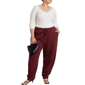 ELOQUII Elements Barrel Leg Sweatpant - 1 of 2