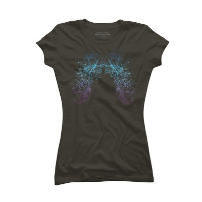 Junior's Design By Humans Veins By designpro44 T-Shirt