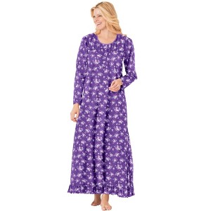 Dreams & Co. Long-Sleeve Gown - 1 of 4