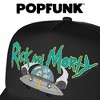 Rick and Morty In Space Foam Trucker Cap Black - 4 of 4