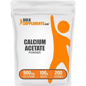 BulkSupplements Calcium Acetate Powder - 1 of 4