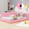 Full Size Upholstered Platform Bed with USB Ports and LED Belt - 4 of 4