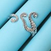 SOHI Women's Metallic Silver Squid Arms Bracelet - 2 of 4