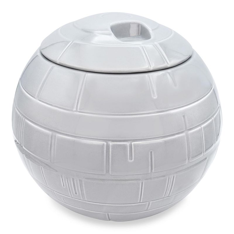 Ukonic Star Wars Death Star Ceramic Cookie Jar Container | 9.75 Inches Tall, 2 of 10