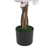Gulches 43'' Artificial Cherry Blossom Tree - Pre-Potted in Black Plastic Pot, No Assembly Lifelike Sakura Plant, 30x30x43'' Faux Flower Tree - 4 of 4