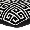 Parkland Collection,Transitional Interlocking Black 20" X 20" Pillow - 4 of 4