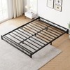 Whizmax 6 Inch Metal Platform Bed Frame with Wavy Pattern, Steel Slat Support, Mattress Foundation and No Box Spring Needed, Easy Assembly, Black - 4 of 4