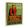 Stupell Industries Vintage Say It With Snap Black Framed Floater Canvas Wall Art - 3 of 4
