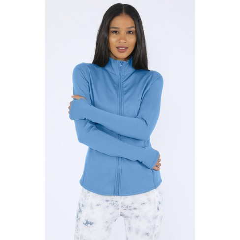90 Degree By Reflex High Low Full Zip Jacket With Side Pockets - Ditch ...