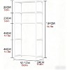3-Tier Over The Toilet Storage,Metal Bathroom Shelve, Over Toilet Bathroom Organizer,Space Saver Bathrooms Shelve for Restroom Laundry Balcony - 2 of 4
