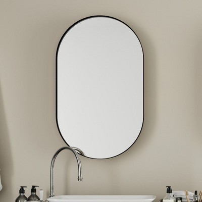 NicBex Wall Mounted Bathroom Storage Cabinet,Medicine Cabinet with Mirror and Adjustable Shelves for Bathroom