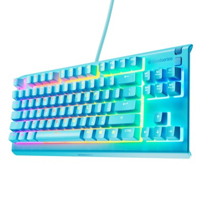 SteelSeries Apex 3 TKL Keyboard - Aqua : Target