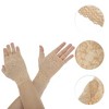 Unique Bargains Women's Floral Thin Sunblock Fingerless Gloves 1 Pair - 2 of 4