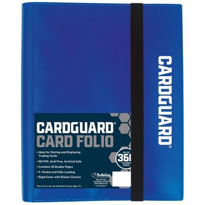 CardGuard Premium 9-Pocket Trading Card Pro-Folio - Blue