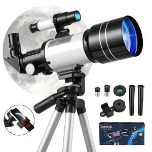 SUGIFT Telescopes for Kids Adults Beginners, 70MM Telescope for Astronomy, Refractor Telescopes with Tripod - 1 of 4