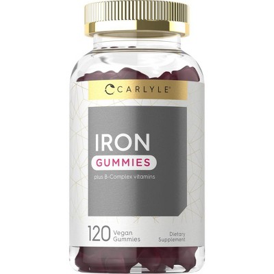 Carlyle Iron With B-complex Vitamins | 120 Gummies : Target