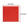 INSPIRE CHIC Men's Wedding Party Solid Color Self-Folded Pocket Squares - 3 of 4