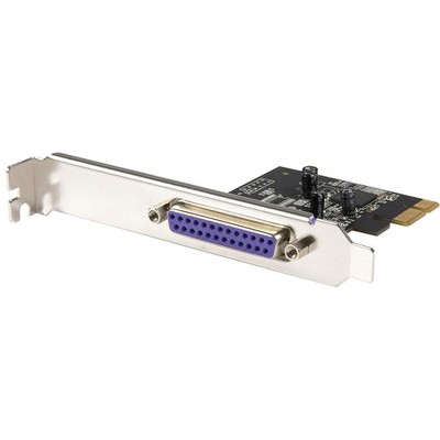  StarTech.com 1 Port PCI Express Dual Profile Parallel Adapter Card - SPP/EPP/ECP - 1 x 25-pin DB-25 IEEE 1284 Parallel 