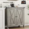 Buffet Cabinet Farmhouse Storage Cabinet with Doors and Shelves, Buffets and Sideboards Entryway Cabinet with Storage - 2 of 4