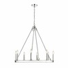Z-Lite Barclay 8 - Light Chandelier in  Polished Nickel - 3 of 4