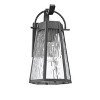 Chloe Lighting Alexa Industrial 1 Light Textured Black Outdoor Wall Sconce 12" Tall - 3 of 4