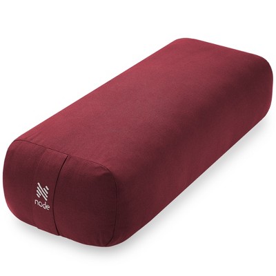 Node Fitness Yoga Meditation Cushion, Rectangular Bolster 25 X 12