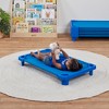 ECR4Kids Streamline Cot, Toddler Size, Blue, 6-Pack - 4 of 4