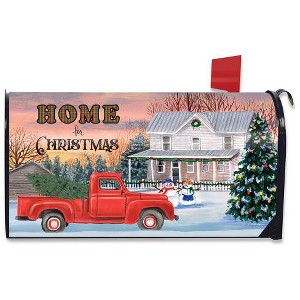 Home For Christmas Pickup Mailbox Cover  - Standard Size - Briarwood Lane - 1 of 3