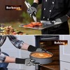 Commercial Chef Heat Resistant Oven Mitts - 1472°F Baking Cooking Gloves, Non-Slip, Machine Washable - 4 of 4