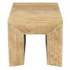 Moti Goliath Side Table in Modern Natural Finish on Mango Solid Wood - 2 of 3