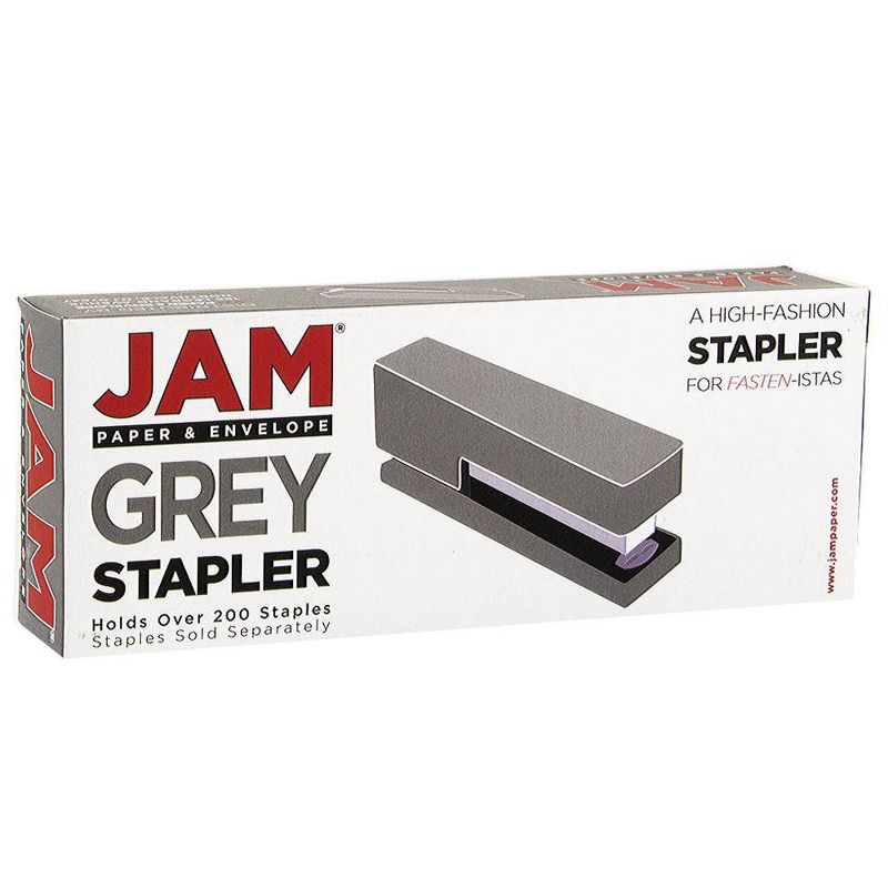 JAM Paper Modern Desk Stapler - Gray, 4 of 7