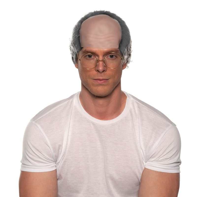 Underwraps Costumes Old Man Bald Adult Costume Wig, 1 of 4