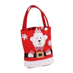 Christmas Decorations Gift Bag Kids Candy Tote Bag - 1 of 4