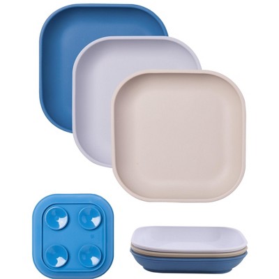 Babelio Suction Plates,100 Percent Food Grade Silicone | 3 Packs