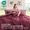 5/7 Pcs Soft Bedding Set All Season Boho Bed in a Bag Contrasting Design - 3 of 4