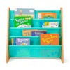 Kids' Bookshelf 4 Tier Book Organizer Seafoam - Humble Crew - image 3 of 4