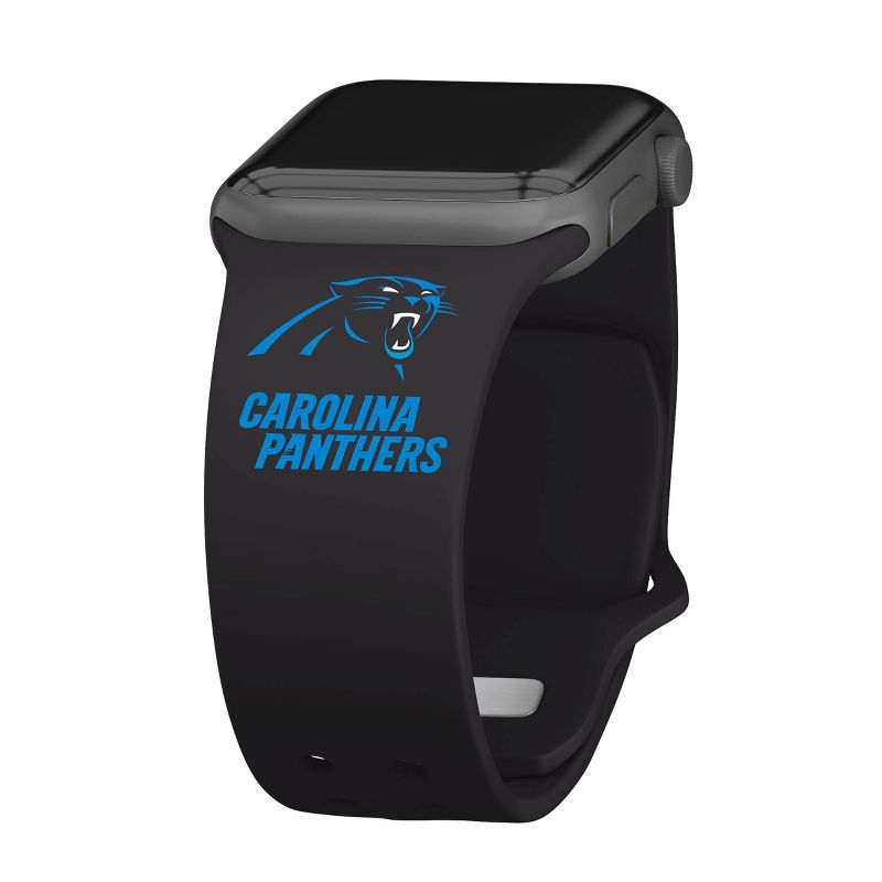 NFL Carolina Panthers Wordmark Apple Watch Band  
, 1 of 4