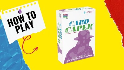 Card Caper Multicolor Detective Strategy Card Game for Kids