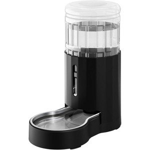 Stainless Steel Pet Water Dispenser, Automatic BPA-Free Gravity Waterer with Large Drinking Area - 1 of 4
