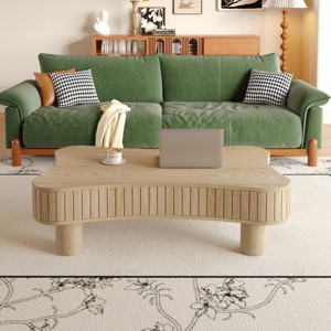 42" Lift Top Coffee Table with Hidden Storage and Rounded Corners, Modern Wood Center Table for Living Room-3irtyhousy - 1 of 4