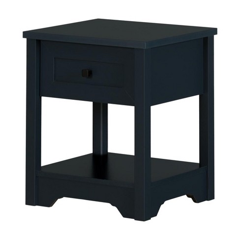 South Shore Furniture Hazen Nightstand Navy Blue Target