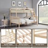 Kumasinova Bunk Bed,Wood Bunk Bed Frame with High Guardrail,Ladder,Twin Size Bed Frame for Kids Teens,No Box Spring Needed - 4 of 4