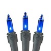 Novelty Lights 50 Feet 100 Bulbs Incandescent Mini Lights, Black Wire with 6" Spacing, UL Listed for Indoor/Outdoor Use, Connectable - 3 of 4