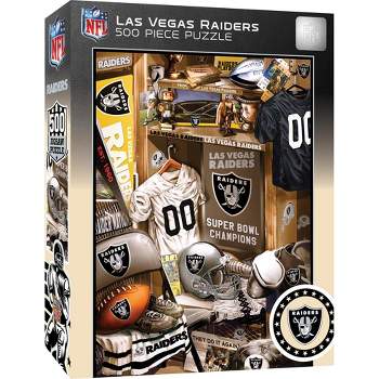 MasterPieces Game Day 500 Piece Jigsaw Puzzle for Adults - NFL Las Vegas  Raiders Locker Room - 15x21