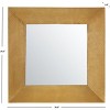 Pallava Mirror - 24" x 24" - MRR3061 - Gold - Safavieh - 4 of 4