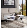 20" Coffee Table with 1 Drawer and 2 Open Compartments for Living Room or Family Room - 2 of 4