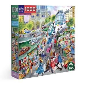 eeBoo Piece & Love: Paris Bookseller Puzzle, 1000 Pieces - 1 of 4