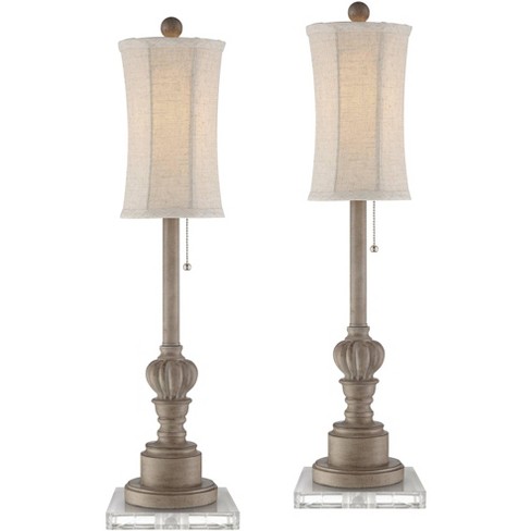 Regency Hill Bertie Traditional Buffet Table Lamps Set Of 2 With