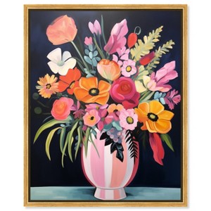 Art Remedy Some Flowers are Pink Colorful Maximalist Flower Vase
